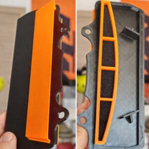 Airbox cap with Snorkel and prefilter with oiled foam for KTM 890 adventure